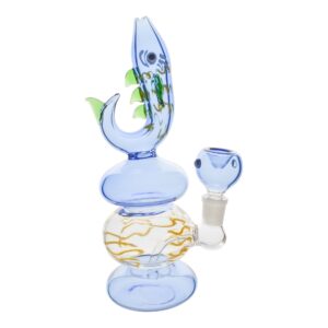 Fish Out Of Water Bong - water bubbling bong - 9 inches