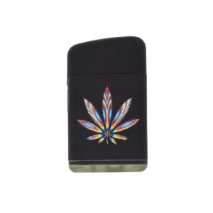 Flip Top Mini Weed Leaf Torch