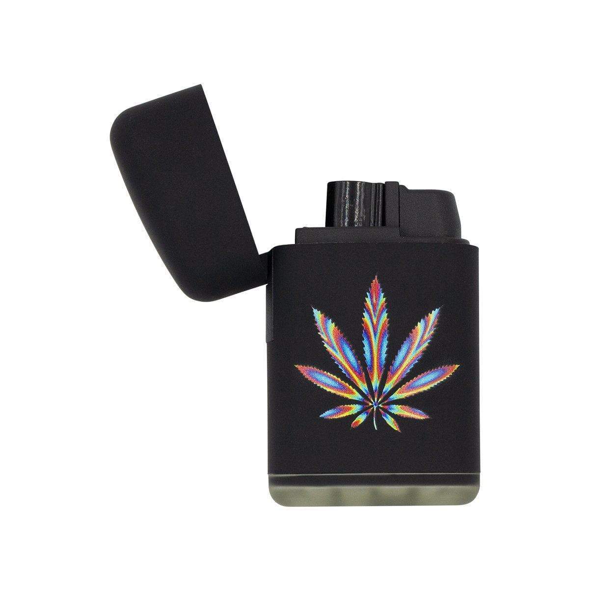 Flip Top Mini Weed Leaf Torch - Image 2