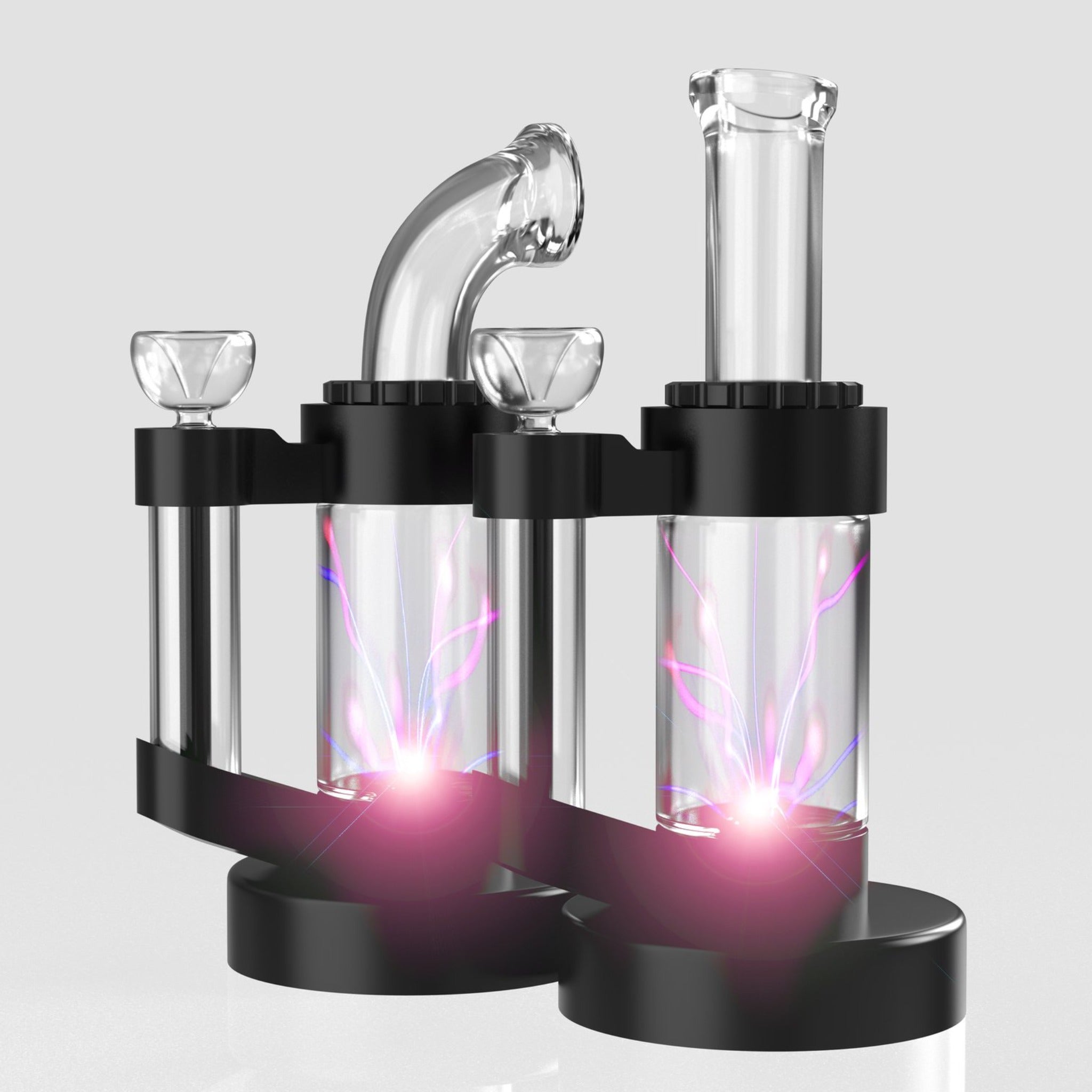 Flux Plasma Light Water Bong - 12in - Image 2