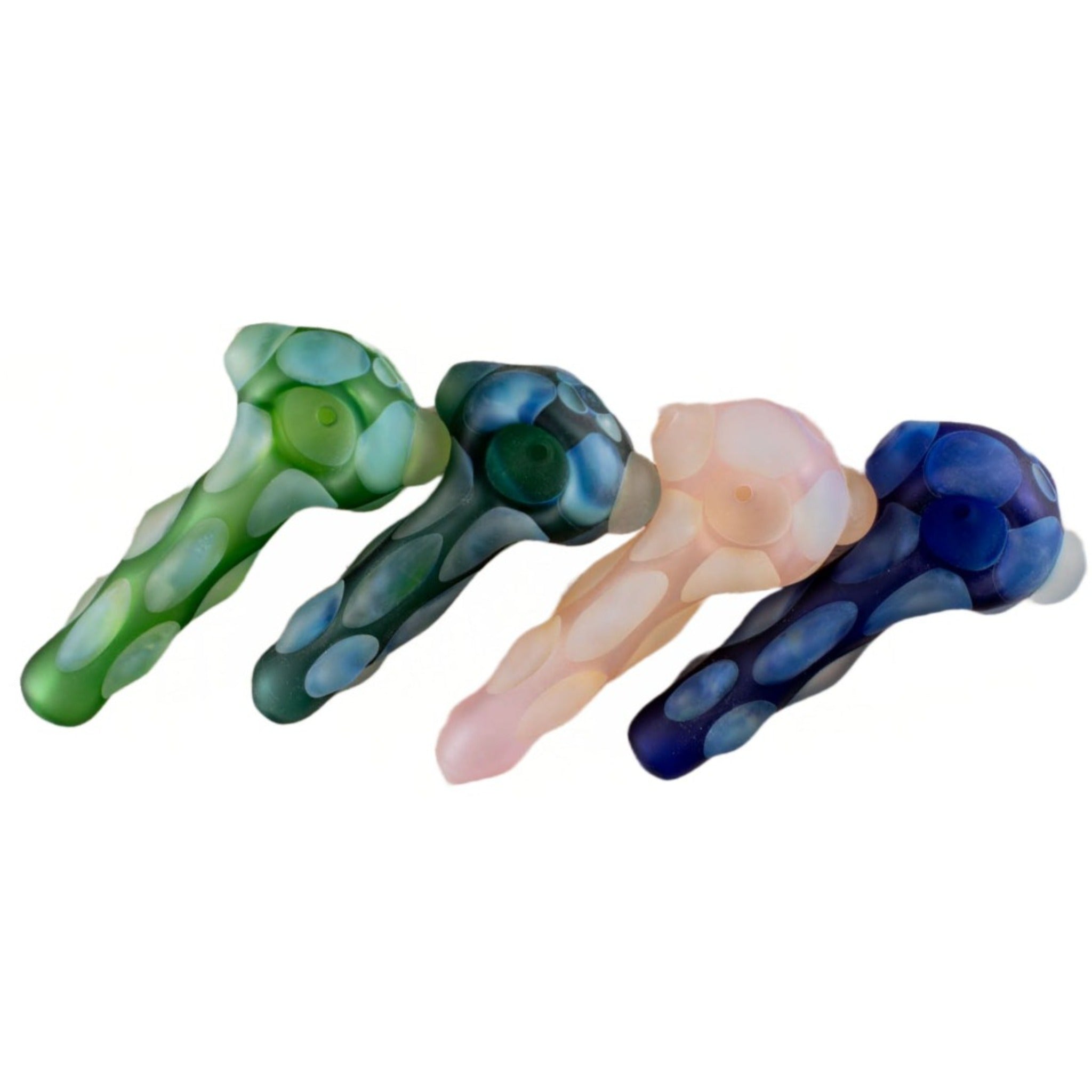 Frosted Bumpy Spoon Pipe - 4.5in - Image 2