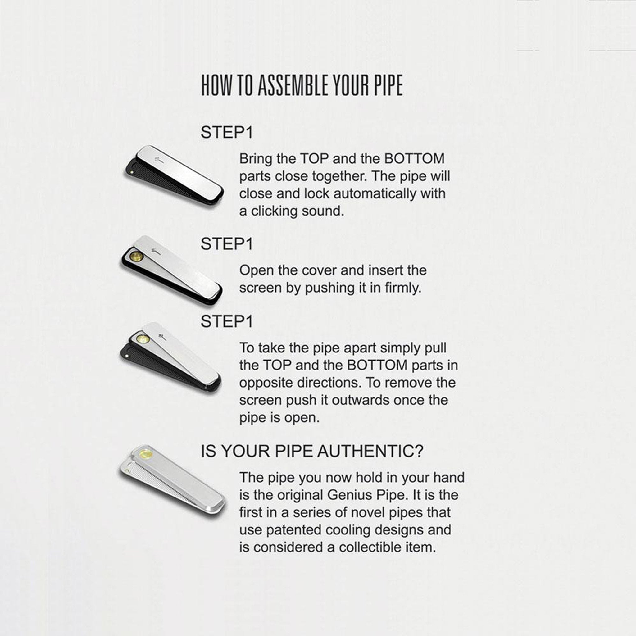 Genius Top Secret Pipe - 6in - Image 5