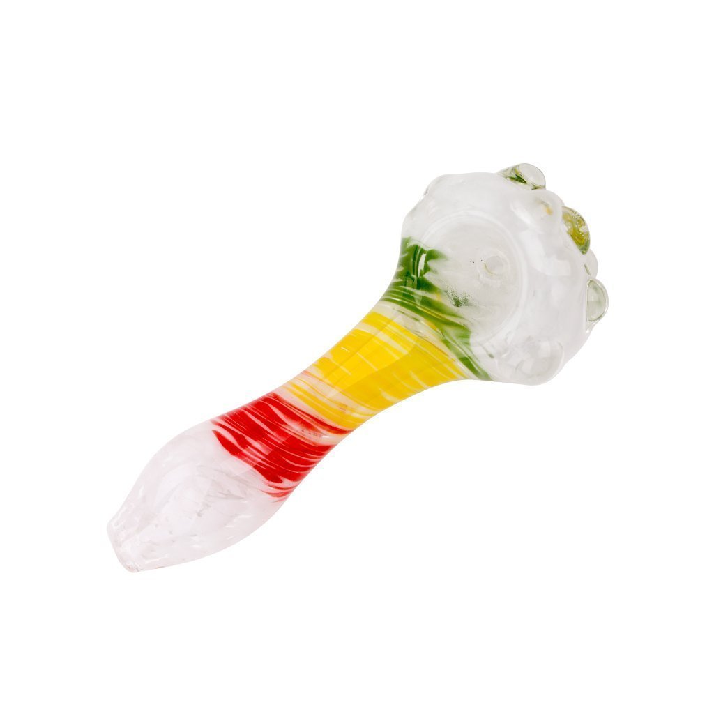 Getta Grip Rasta Glass Pipe - 4.5in - Image 3