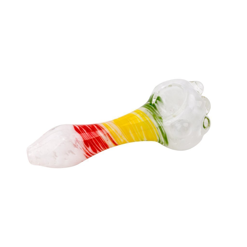 Getta Grip Rasta Glass Pipe - 4.5in - Image 5