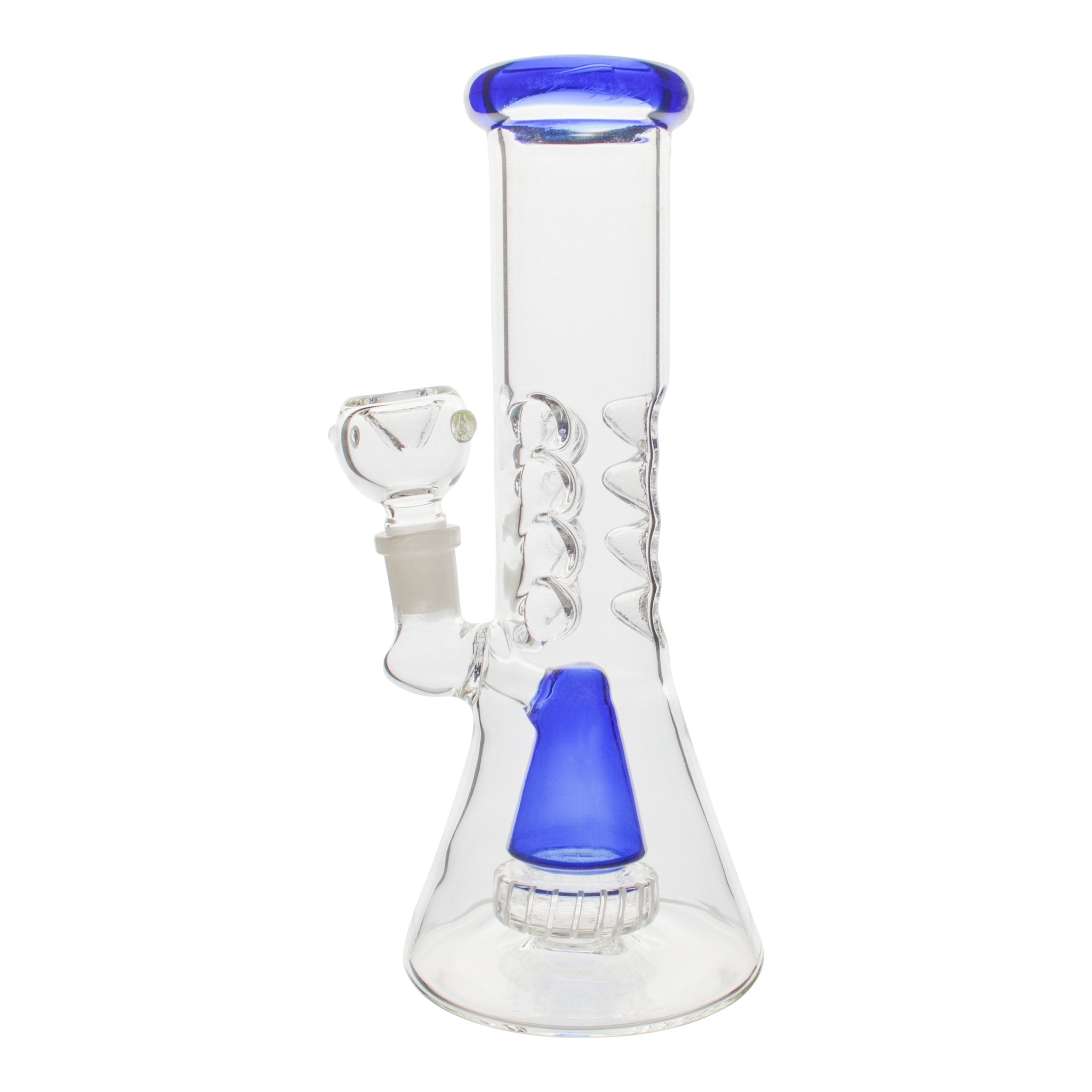 Gilled Cap Beaker Bong - 8 inches Percolator bong - Image 3