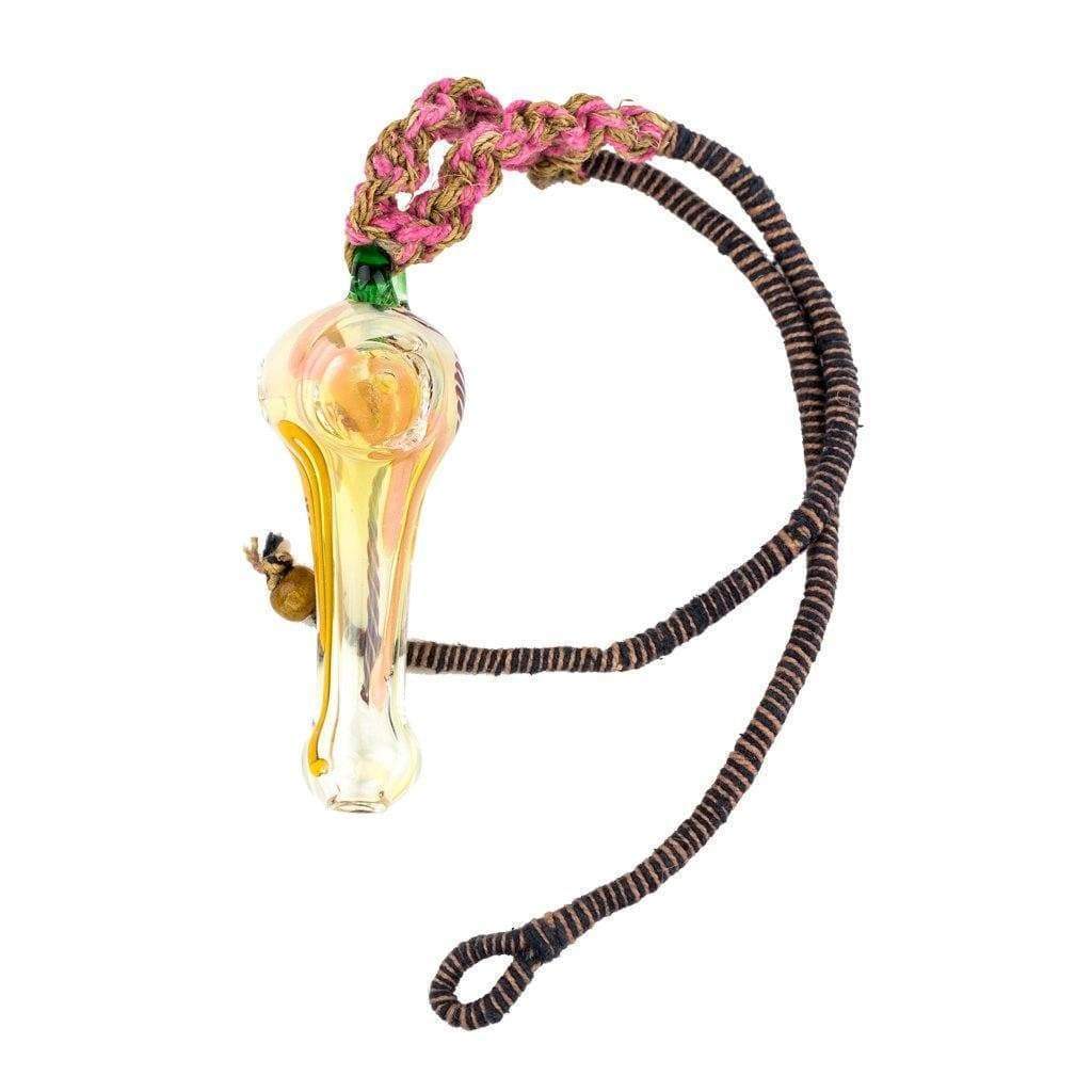 Glass Pipe Necklace - 2.5in
