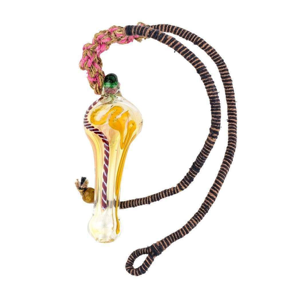 Glass Pipe Necklace - 2.5in - Image 2