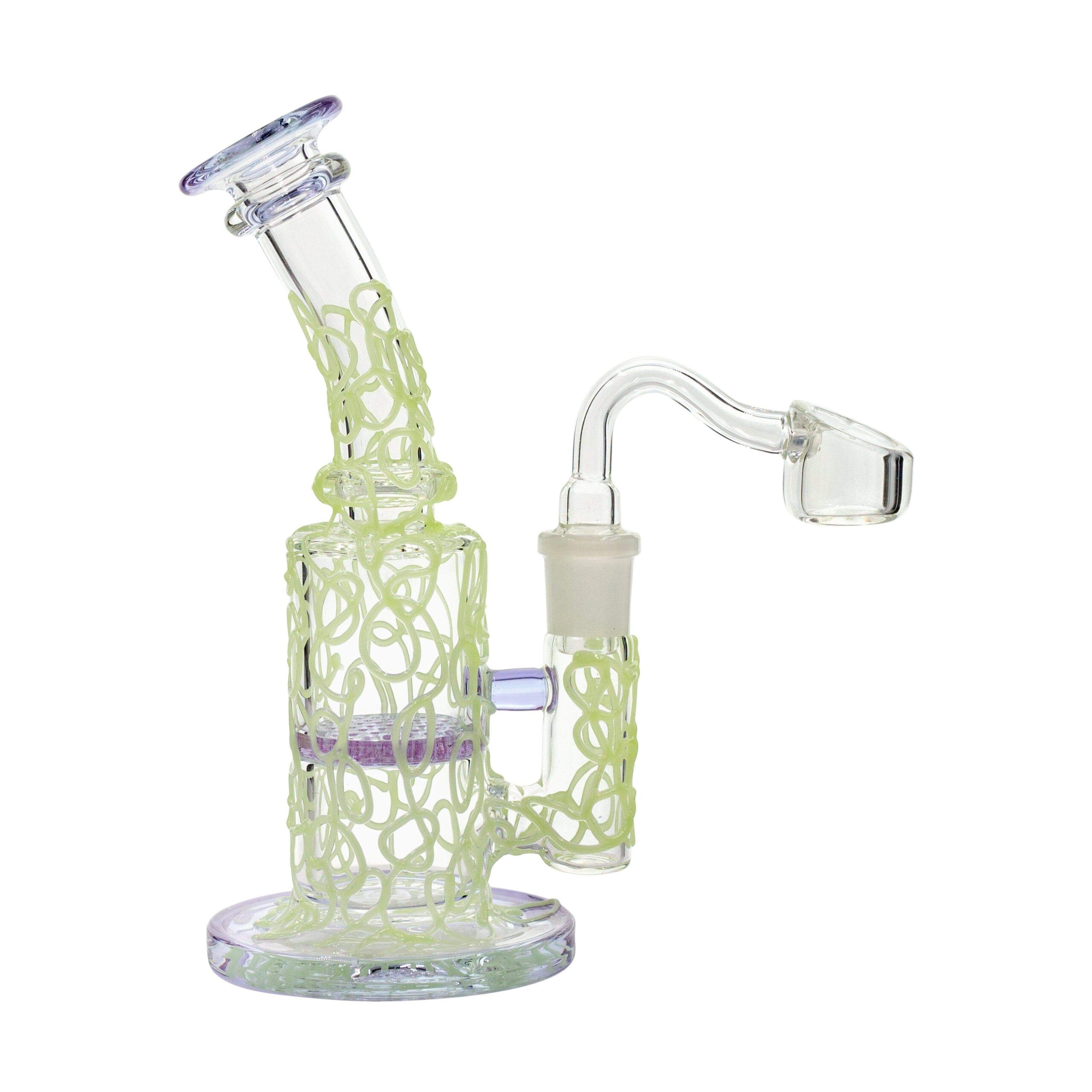 Glow in the Dark Mini Dab Rig - 7in