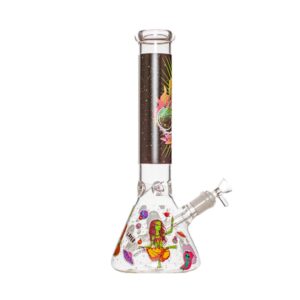 Glow In The Dark Space Alien Bong - 14in