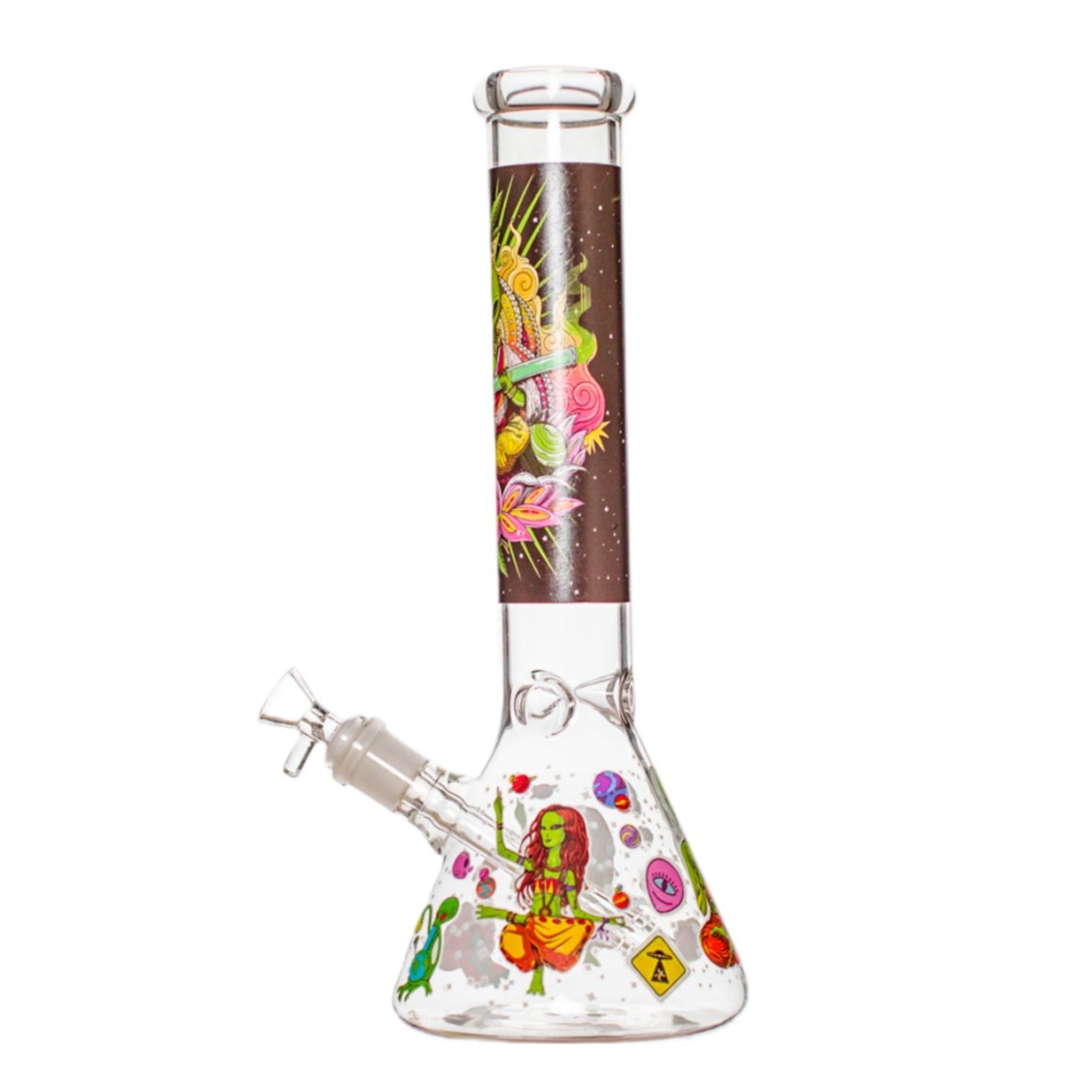 Glow In The Dark Space Alien Bong - 14in - Image 3