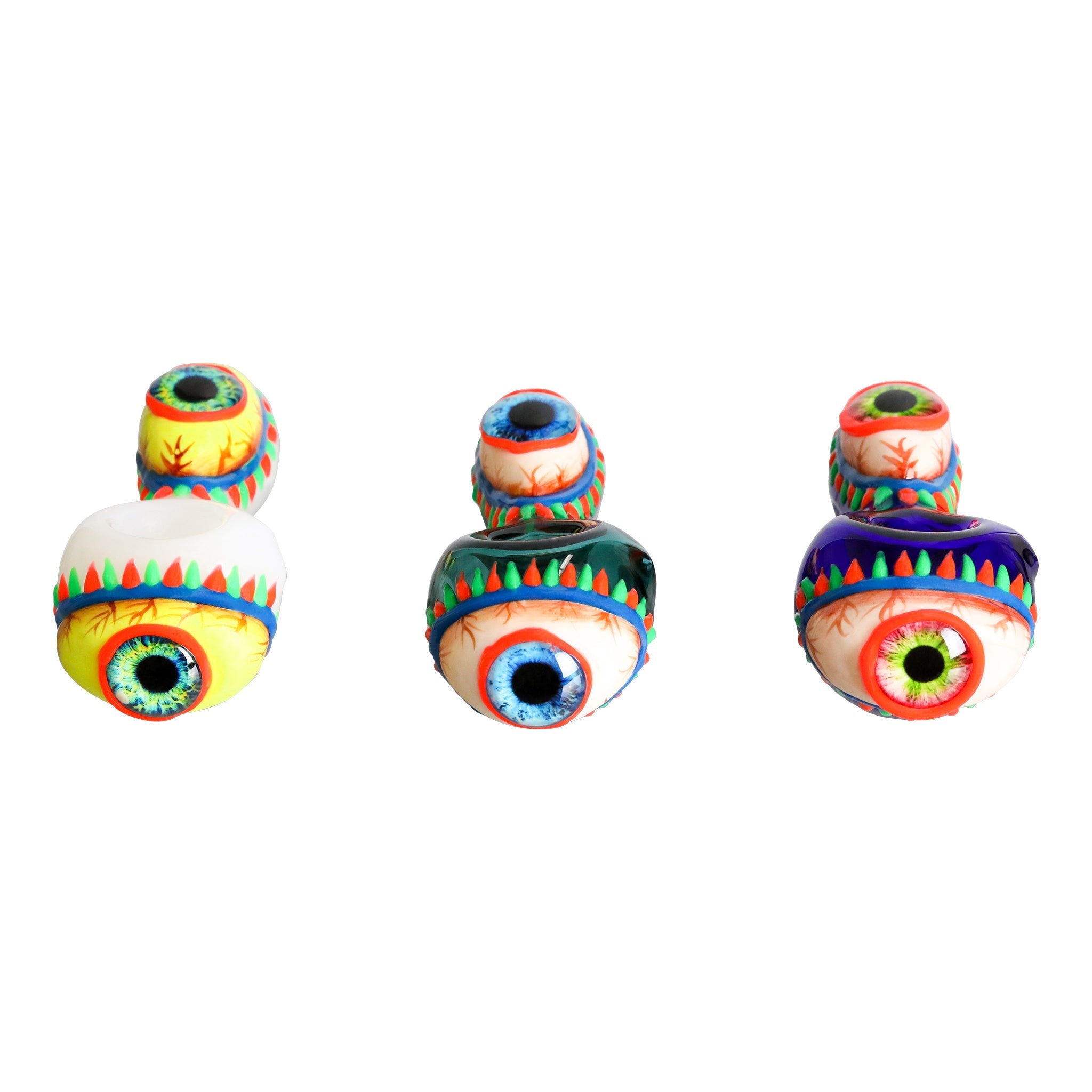 Glowing All Eyes On You Pipe - 4.5in - Image 2