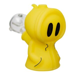 Glowing Ghost Guy Pipe Bubbler - 5in