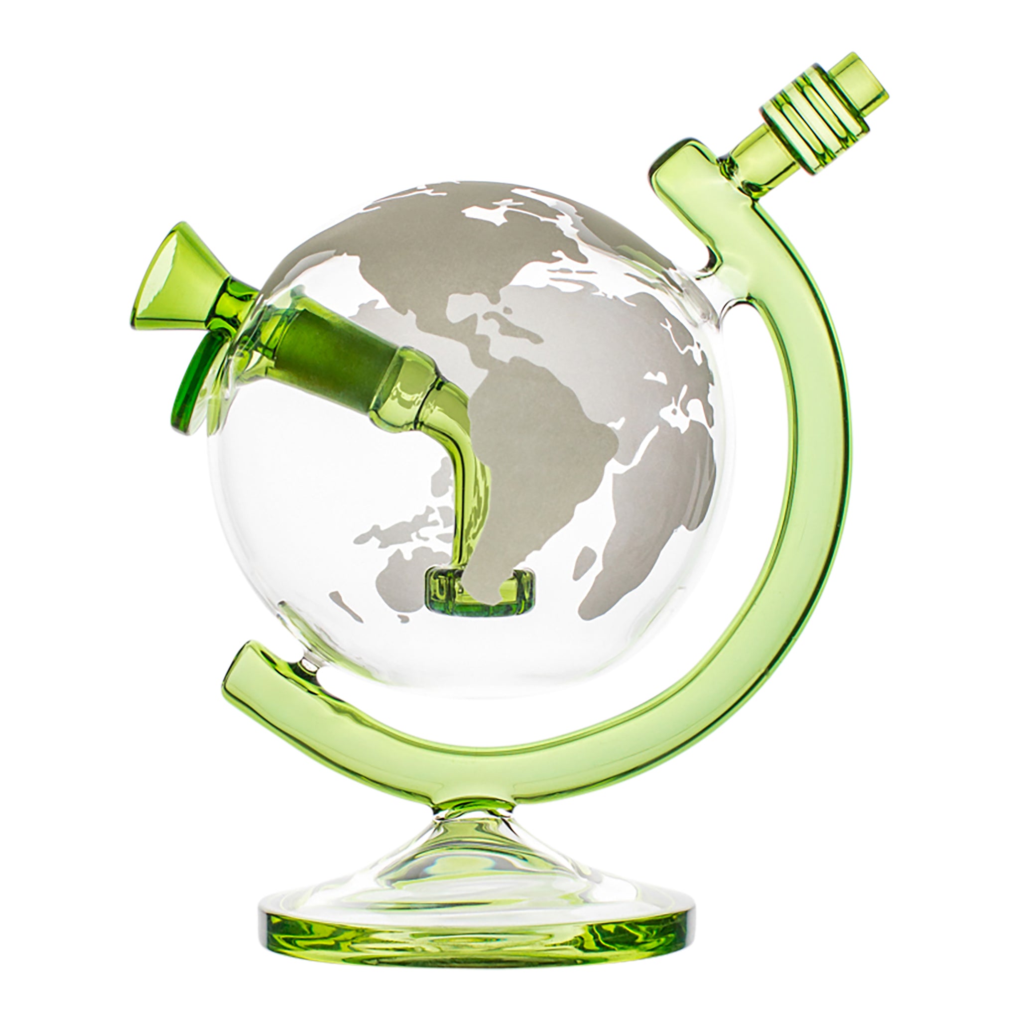 Glowing Globe Bong - 7.5in - Image 3