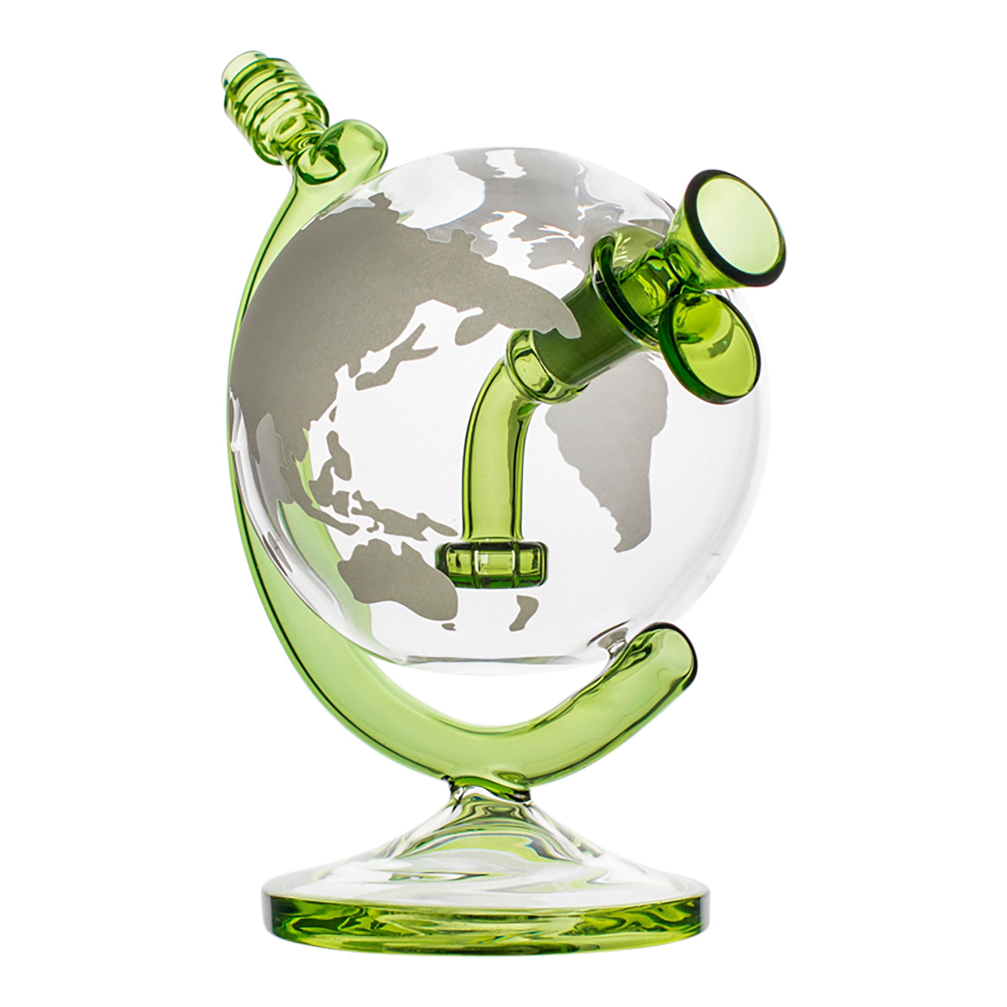 Glowing Globe Bong - 7.5in - Image 2