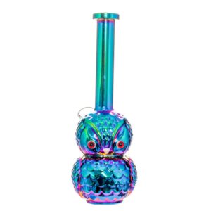 Glowing Hooter Bong - 8in