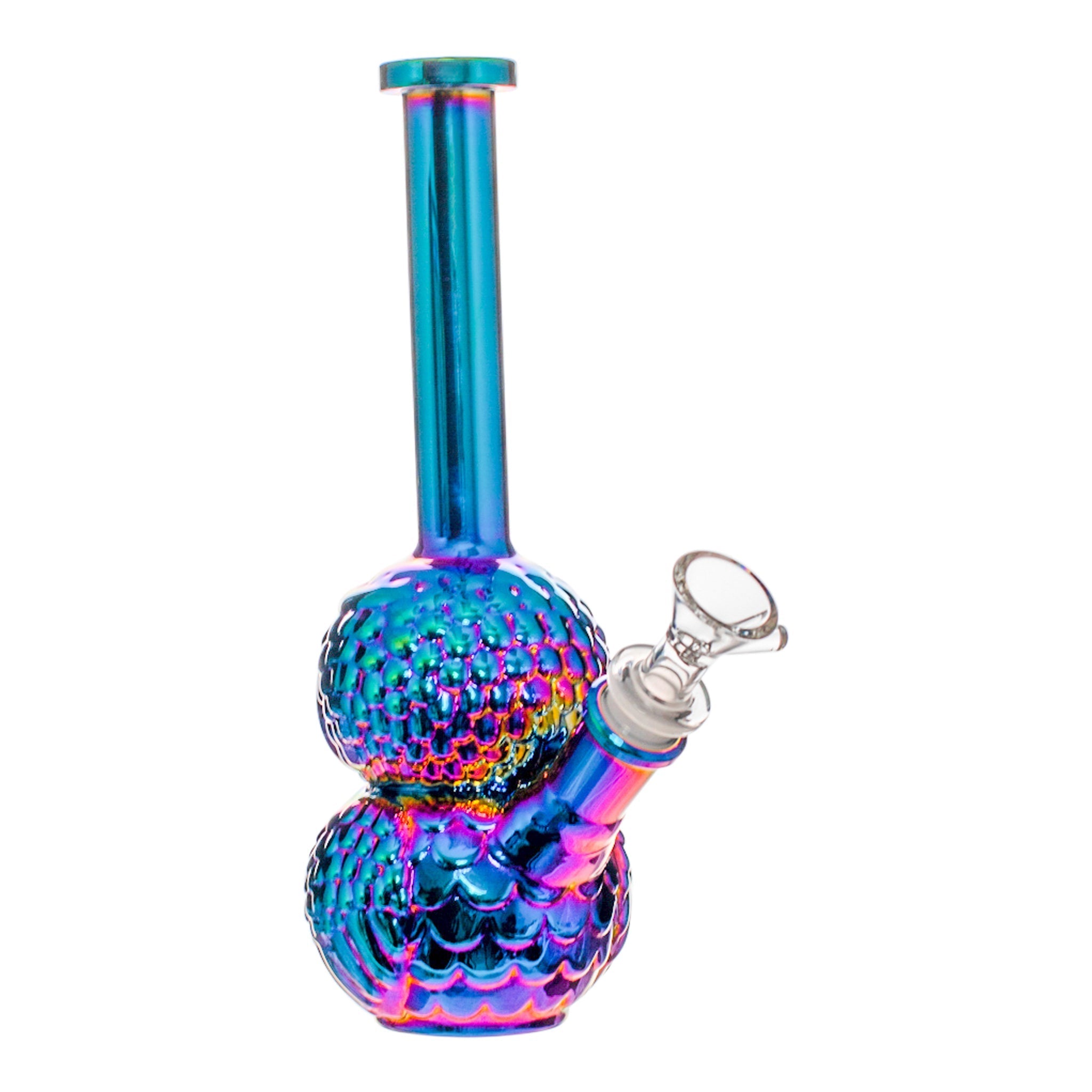 Glowing Hooter Bong - 8in - Image 6