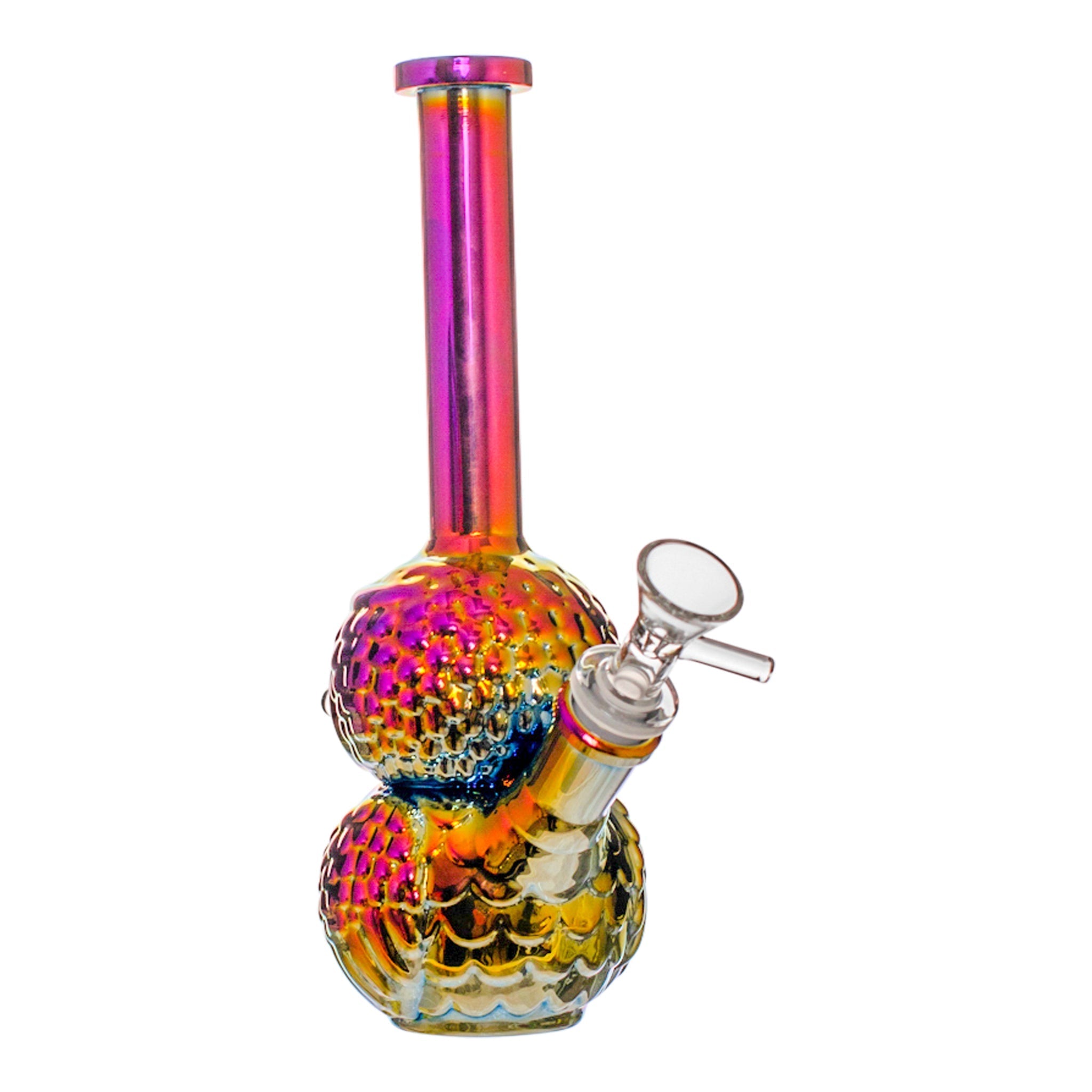 Glowing Hooter Bong - 8in - Image 4