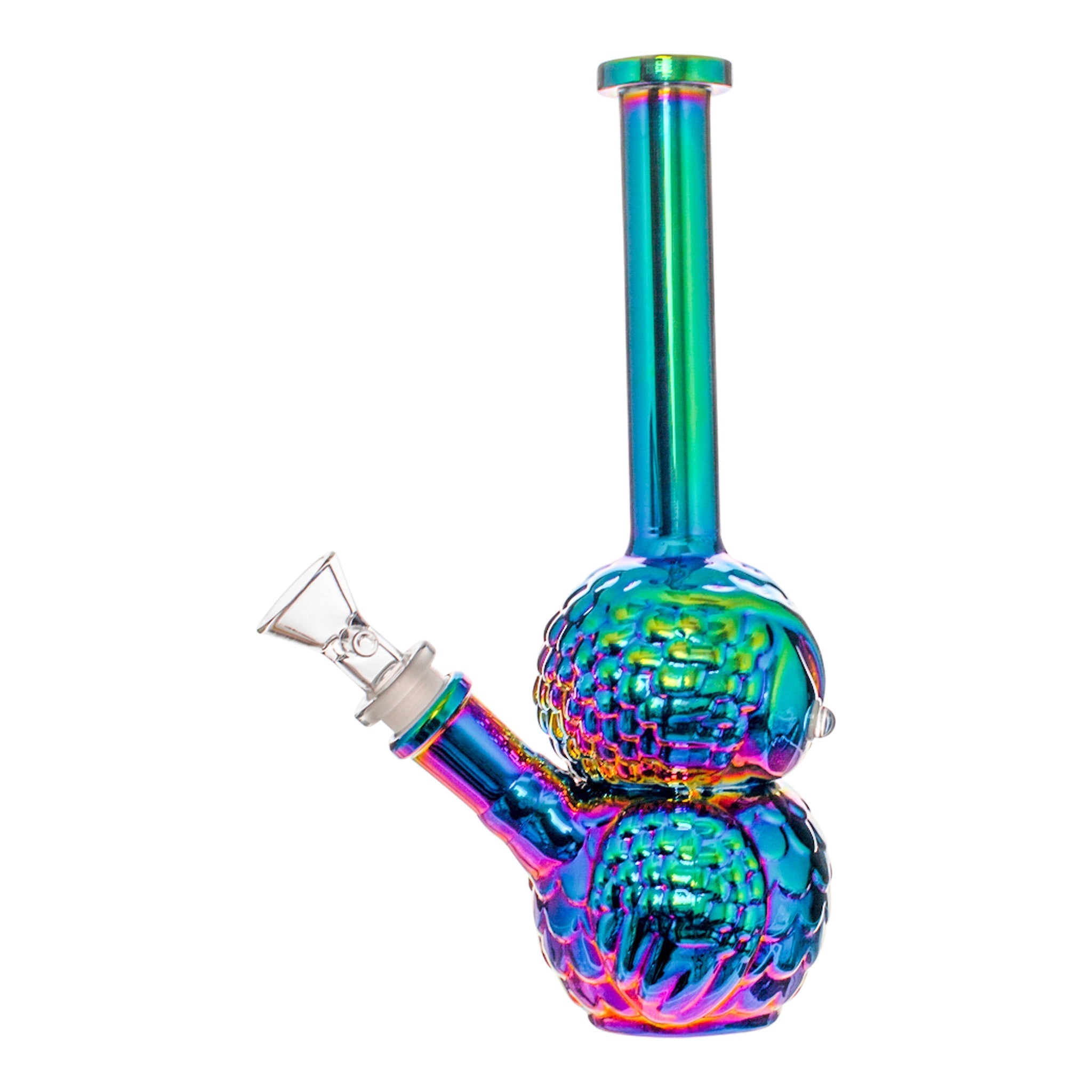 Glowing Hooter Bong - 8in - Image 7