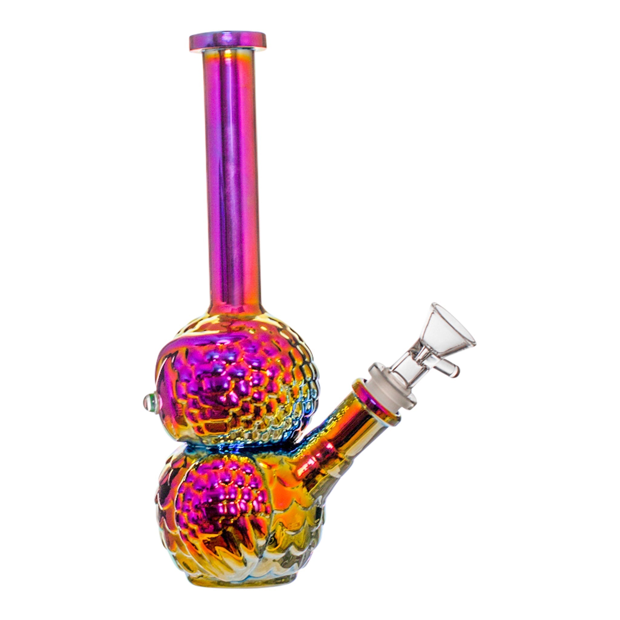 Glowing Hooter Bong - 8in - Image 3