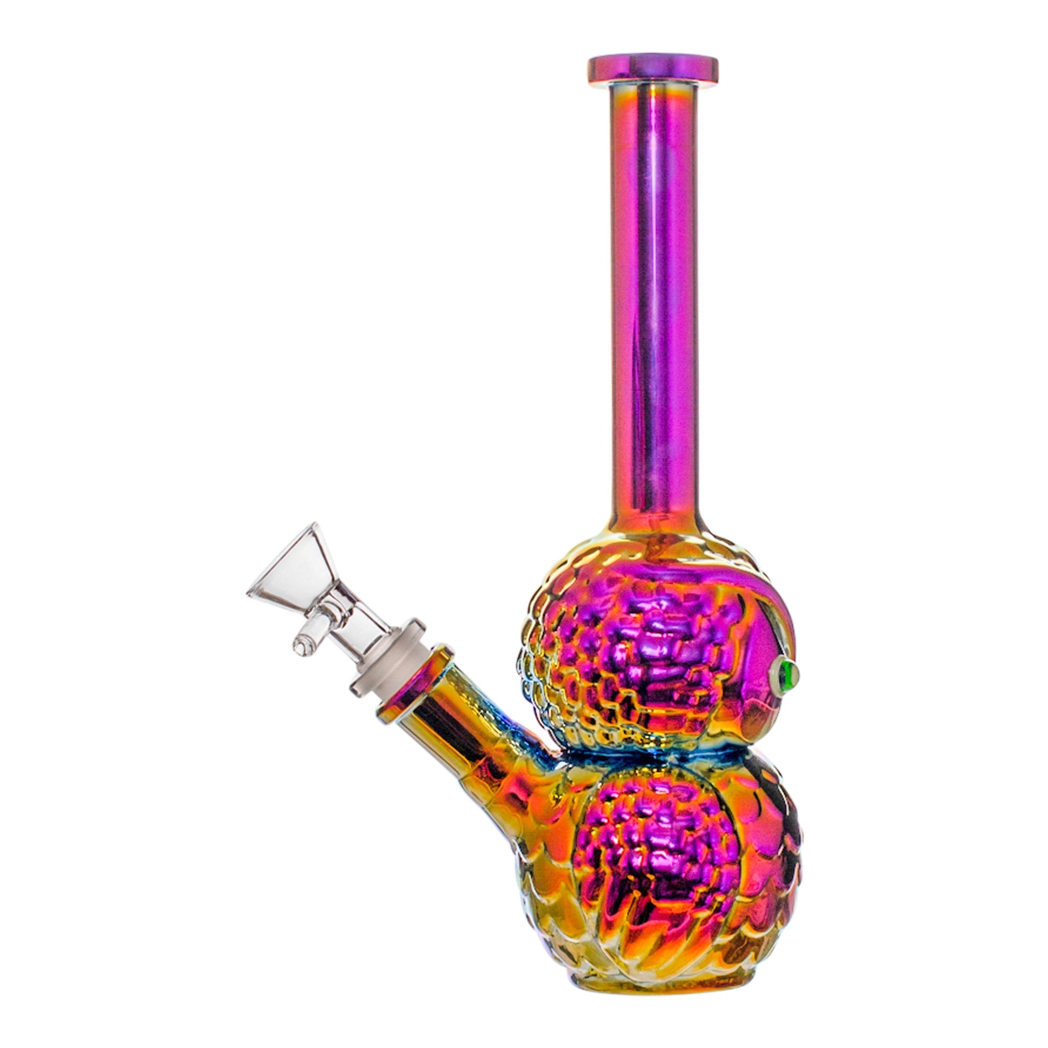 Glowing Hooter Bong - 8in - Image 5