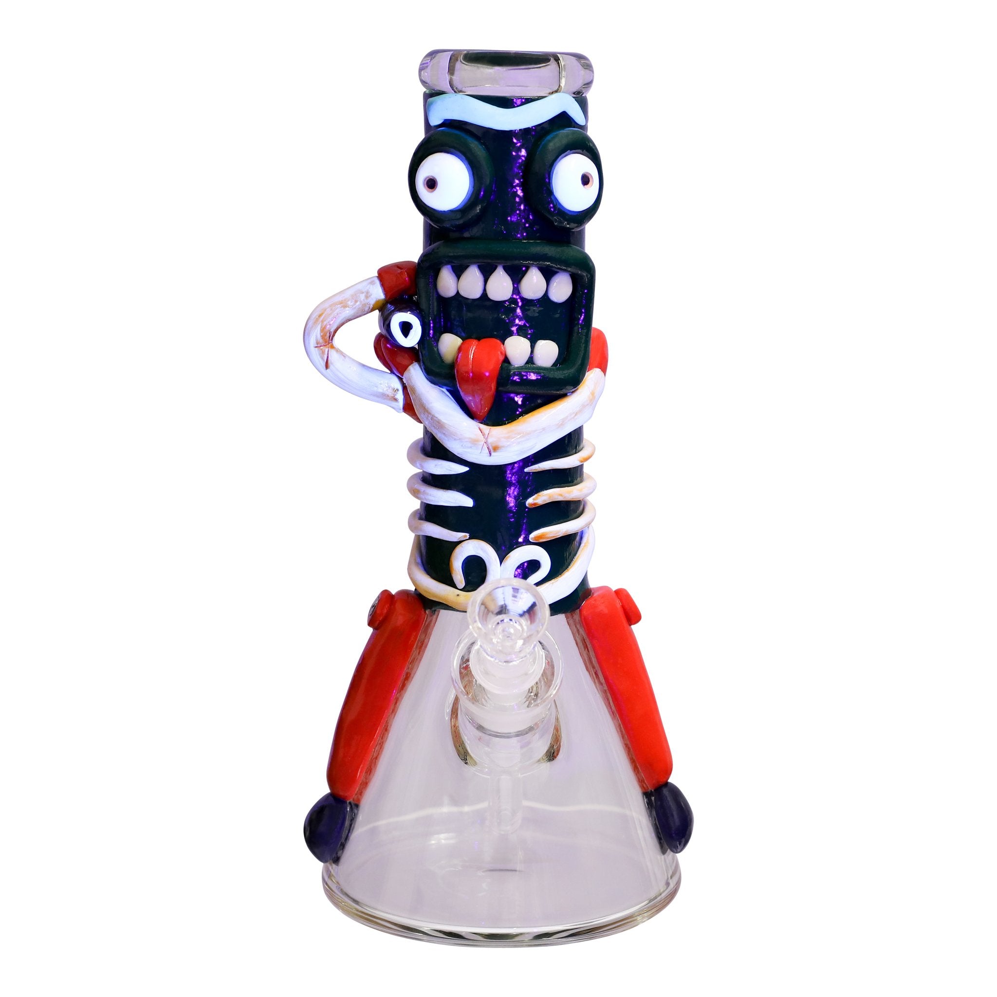 Glowing Mythical Protector Bong - 12.5in - Image 3