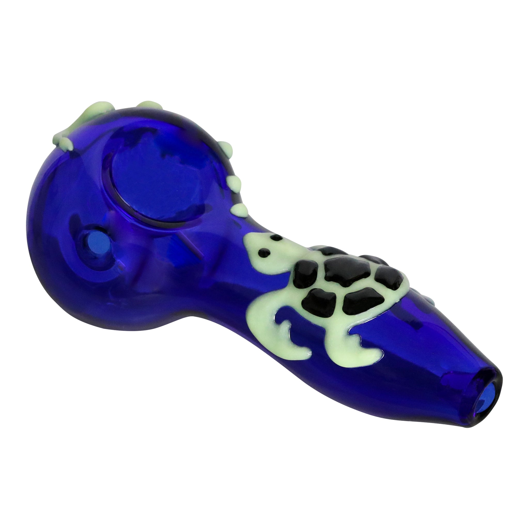 Glowing Turtle Pipe - 4in - Image 5