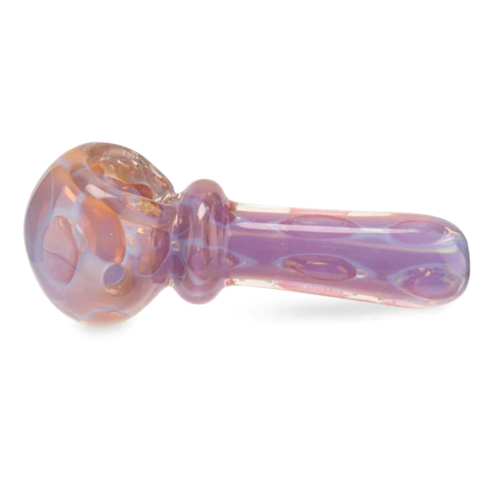 Gold Fumed Swirl Pipe - 3.5in
