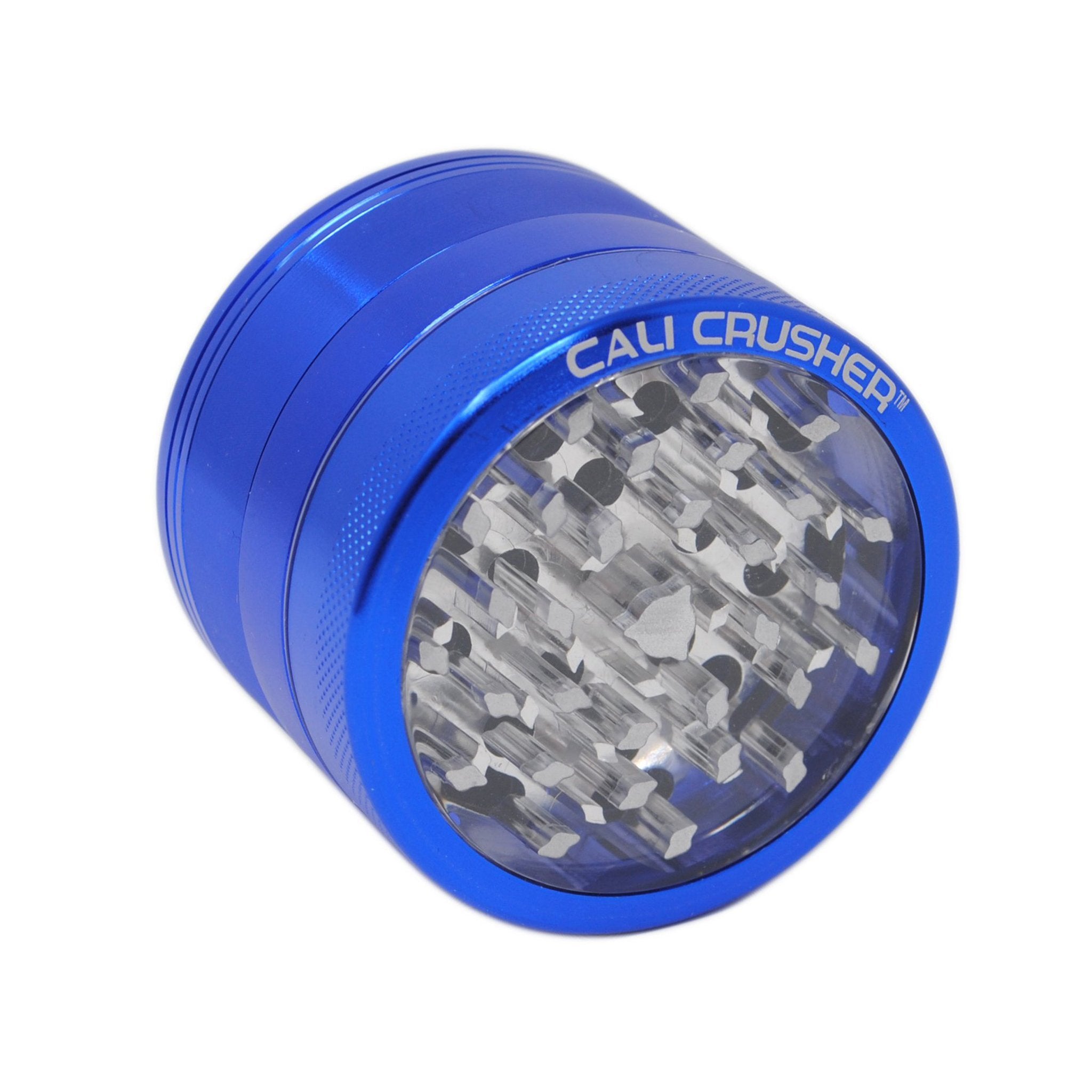 Cali Crusher Clear Top 4 Piece Herb Grinder - 62mm - Image 2