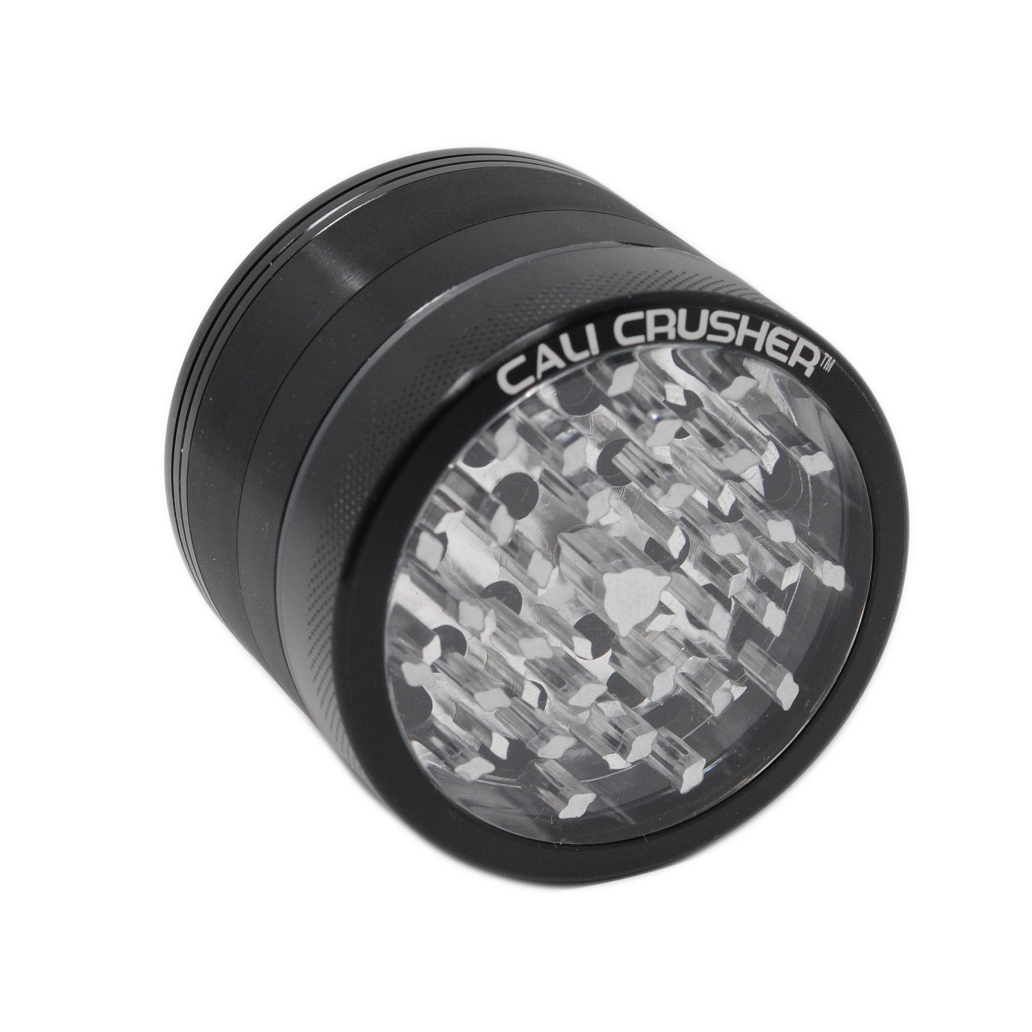 Cali Crusher Clear Top 4 Piece Herb Grinder - 62mm - Image 3