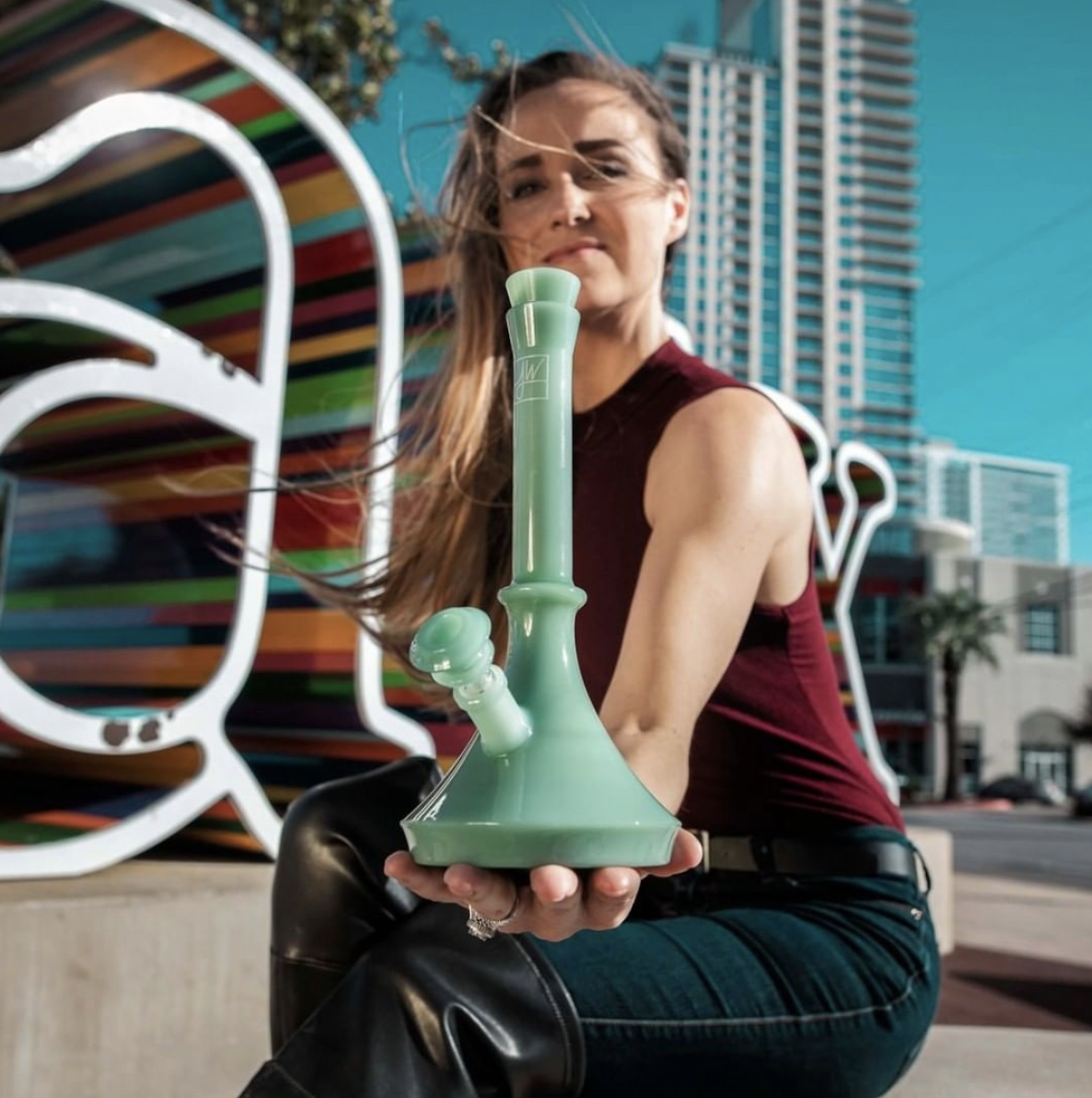 GRAV Jane West Beaker - 10in - Image 3