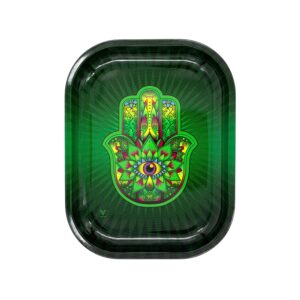 Hamsa Metal Mini Rolling Tray - 7in