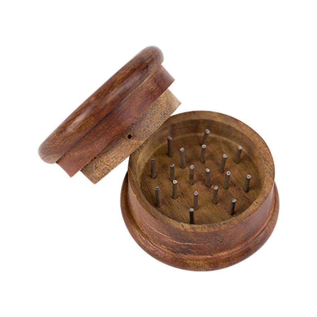 Handmade Wood Herb Grinder - 2 Parts
