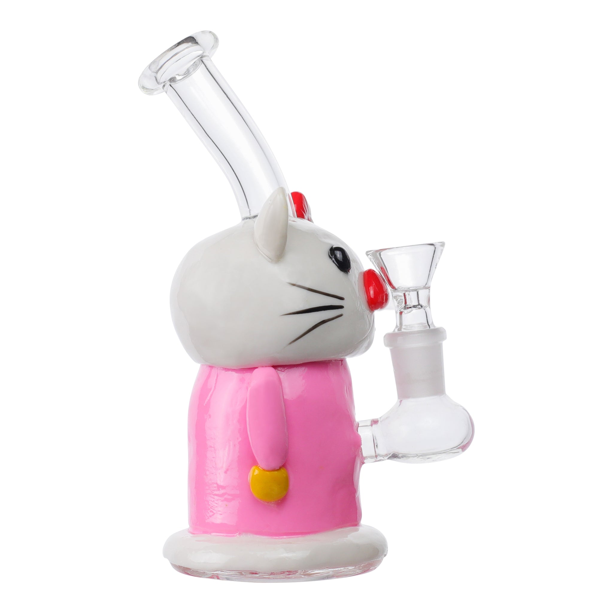 Kitty Cat Bubbler Bong - 7in - Image 3