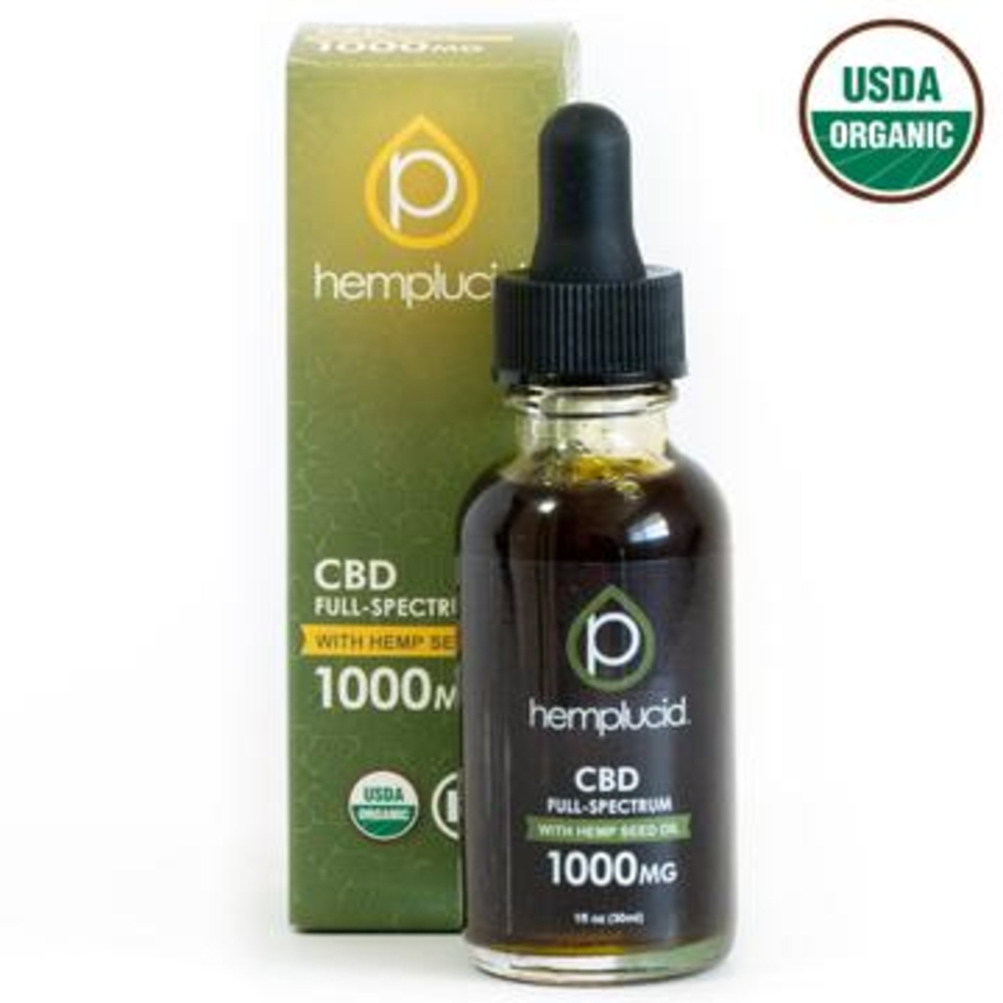 Hemplucid USDA Organic Full Spectrum CBD Oil - Hemp - Image 3