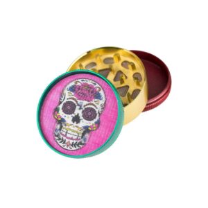 Hologram Voodoo Skull Metal Grinder - 3 Parts