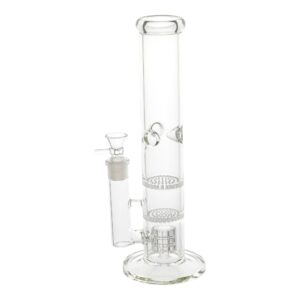 Honeycomb Matrix Perc Bong - 12in