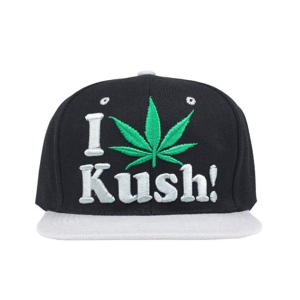 I Love Kush Snapback Hat - Image 3