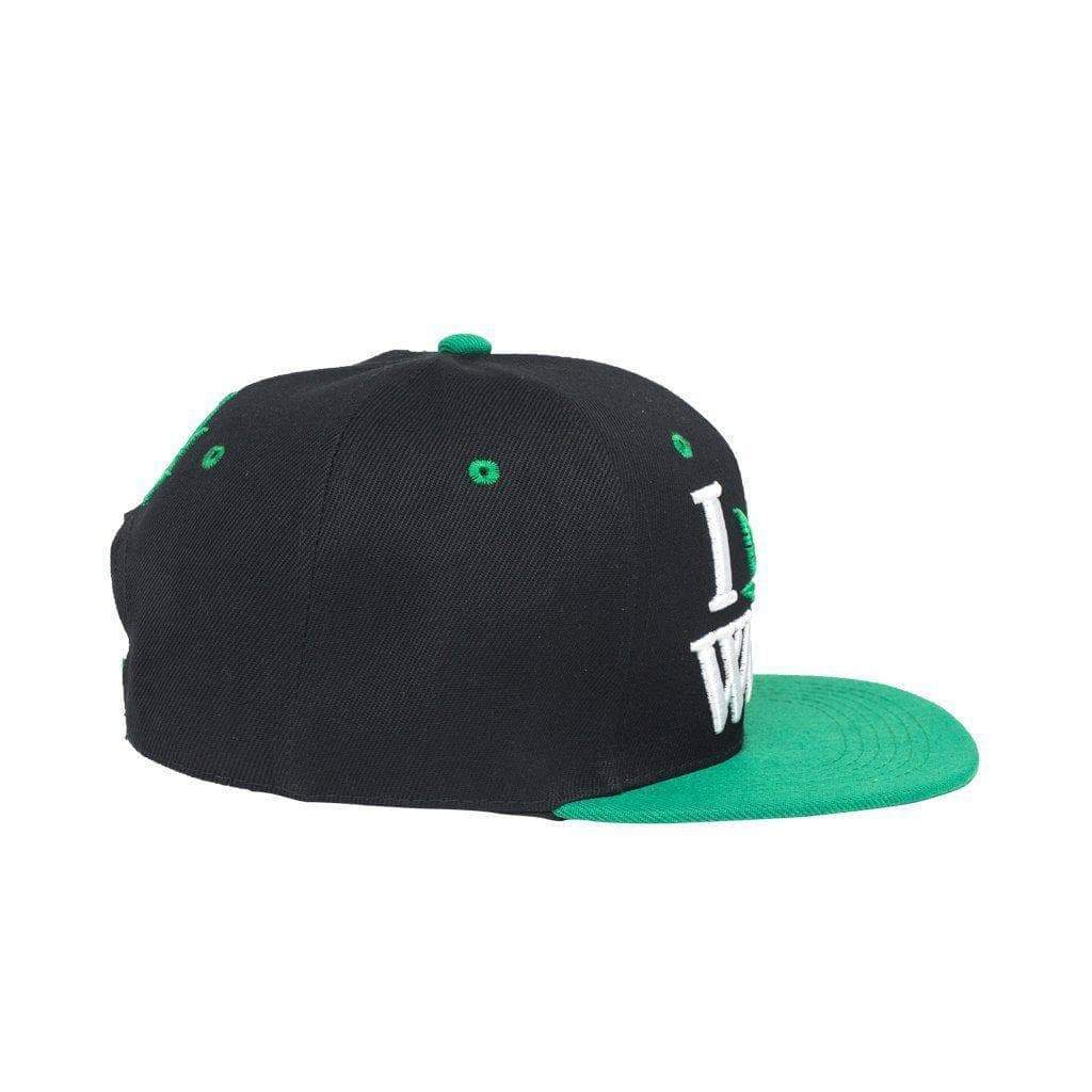 I Love Weed Snapback Hat - Image 6