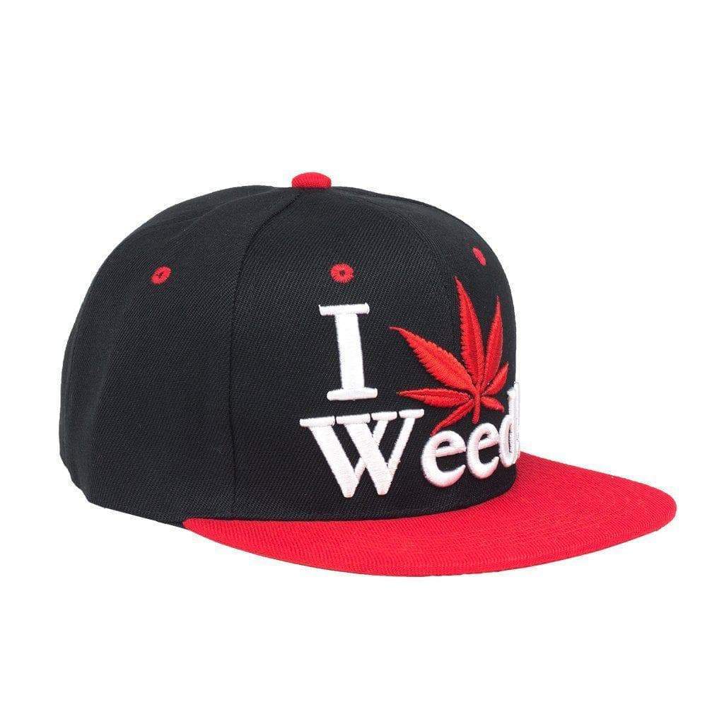 I Love Weed Snapback Hat - Image 7