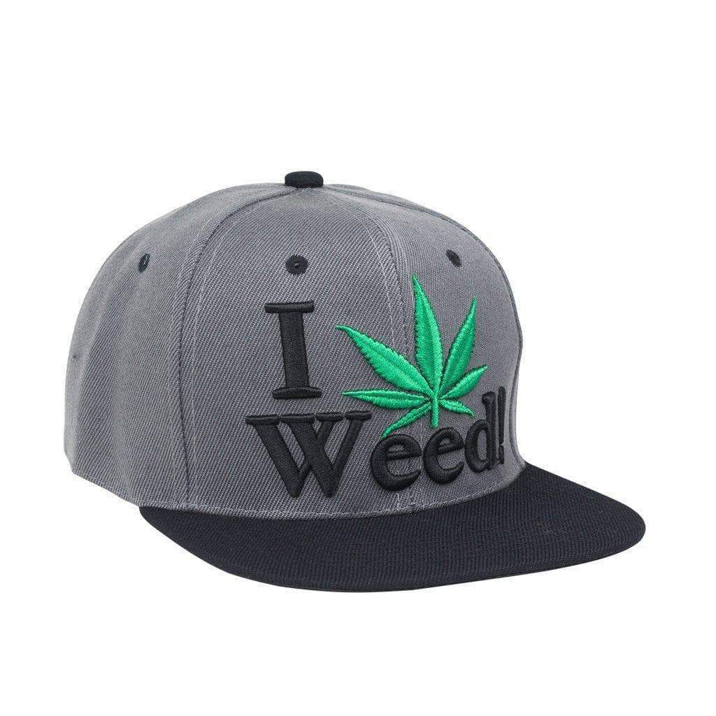 I Love Weed Snapback Hat - Image 9
