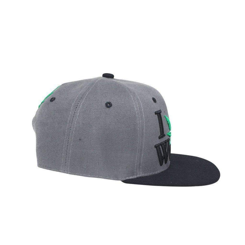 I Love Weed Snapback Hat - Image 10