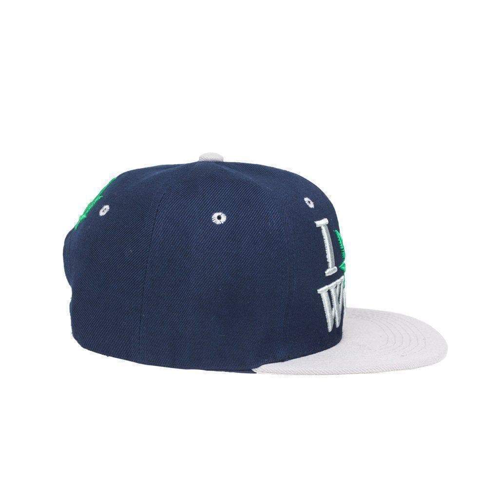 I Love Weed Snapback Hat - Image 12