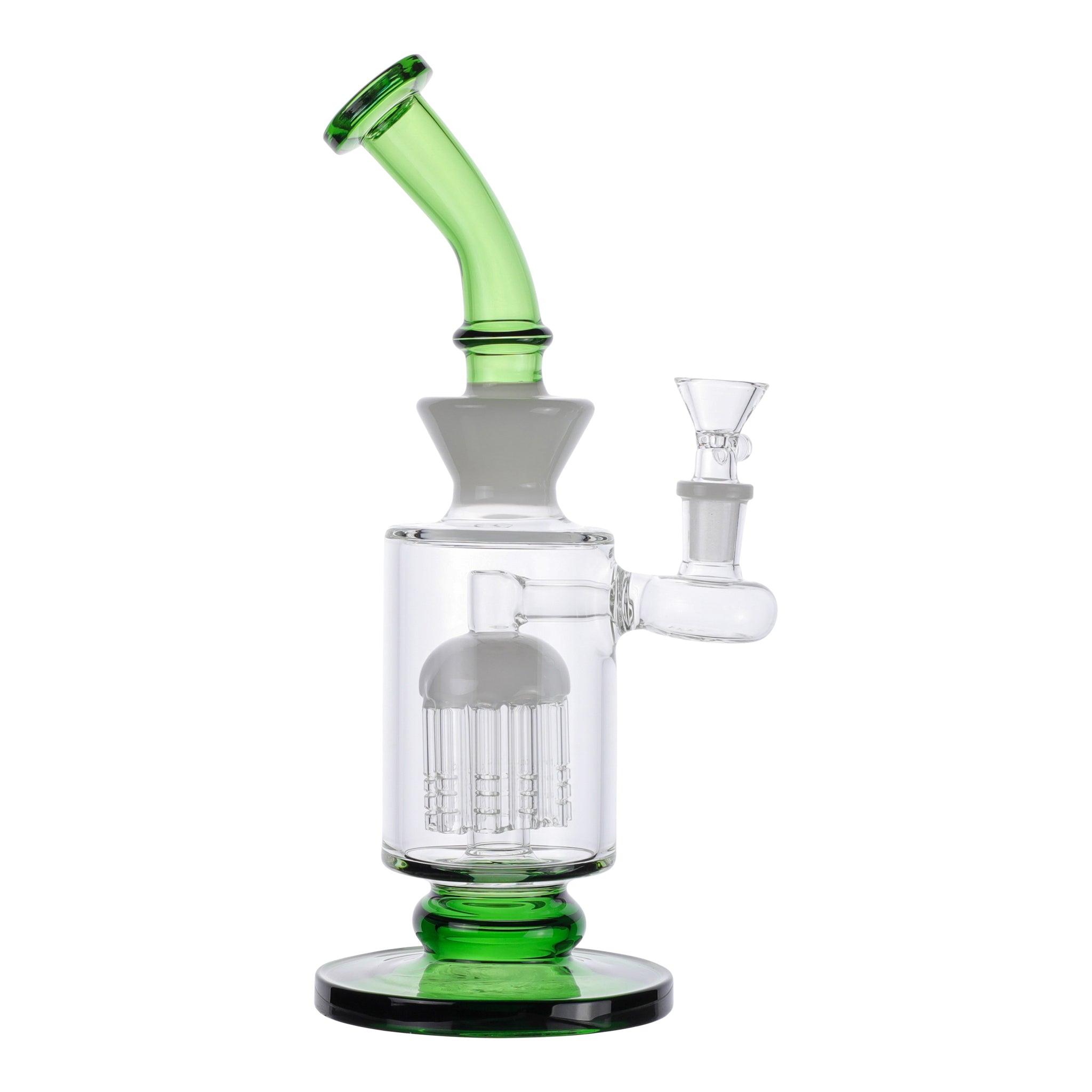 Jellyfish Funnel Perc Bong - 11in - Image 2
