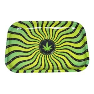 Large Metal Rolling Tray Hyporitze Leaf - 7.5in