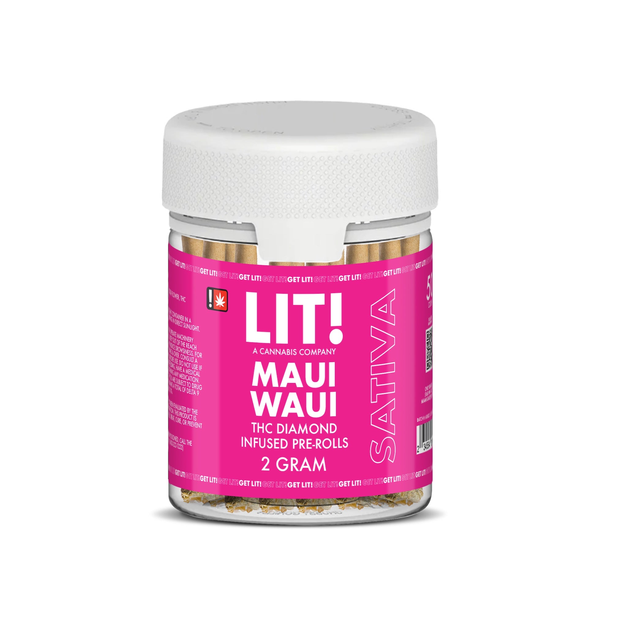 Lit! THC Diamond Infused Pre-Rolls - 50ct - Image 3
