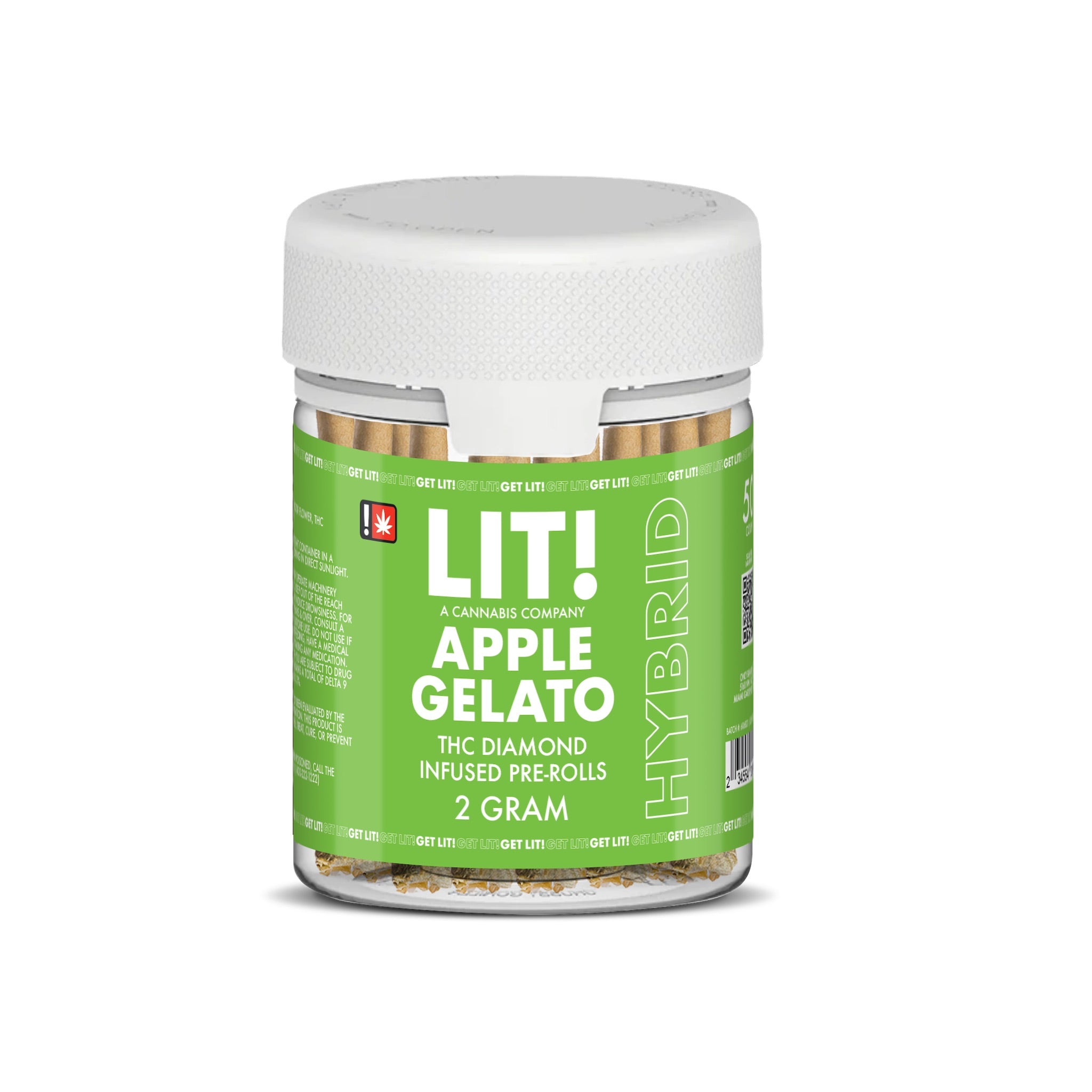 Lit! THC Diamond Infused Pre-Rolls - 50ct - Image 6