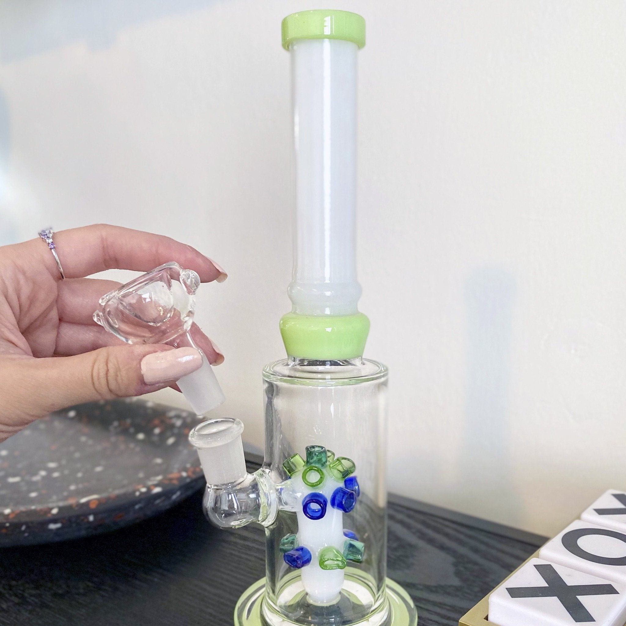 Lite Brite Perc Bong - 10in - Image 2