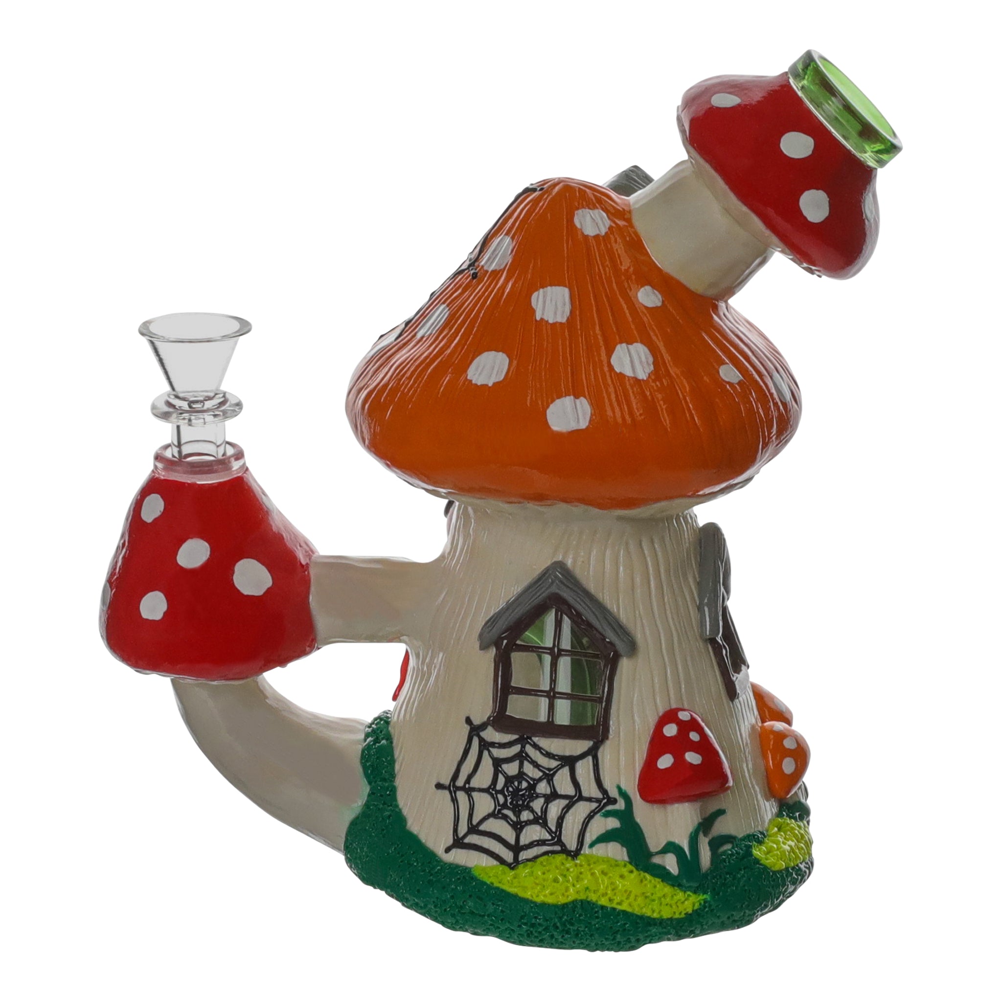 Magical Mushroom Mini Bong - 7in - Image 3