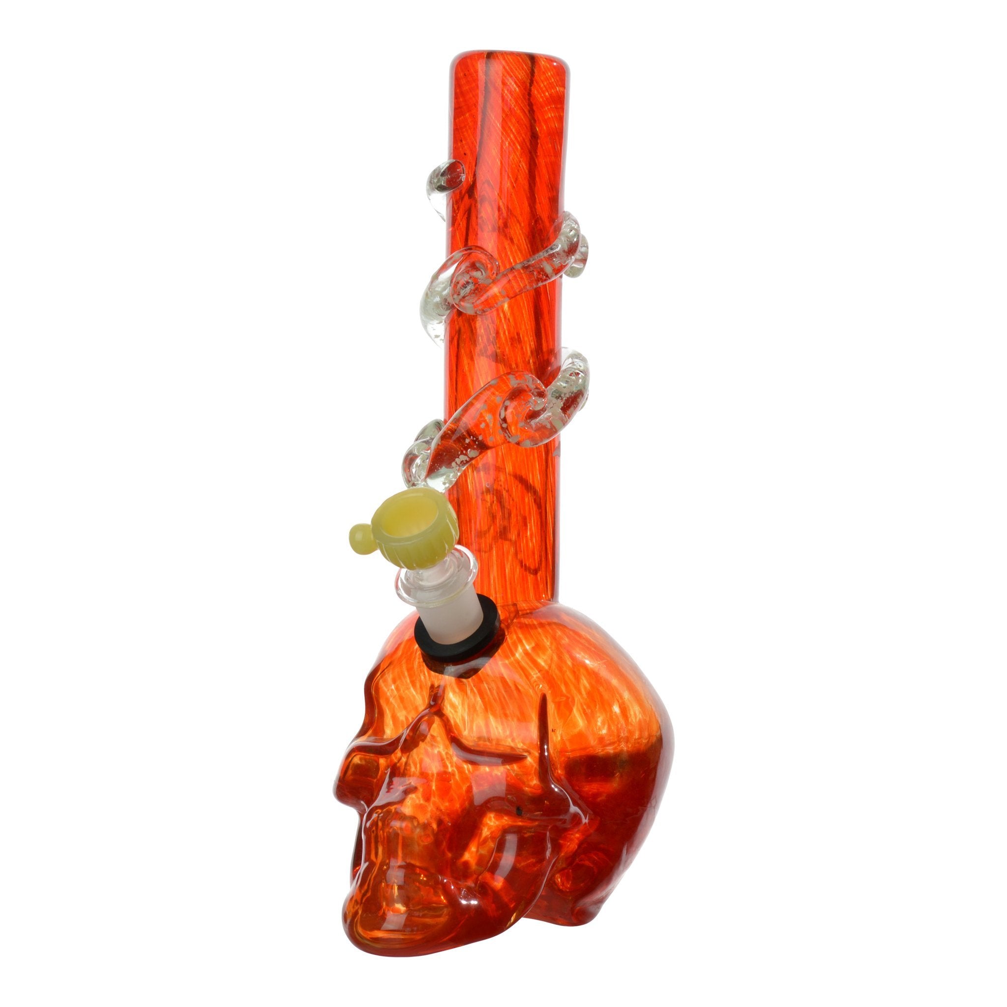Medium Dappled Skull Bong - 11in - Image 2
