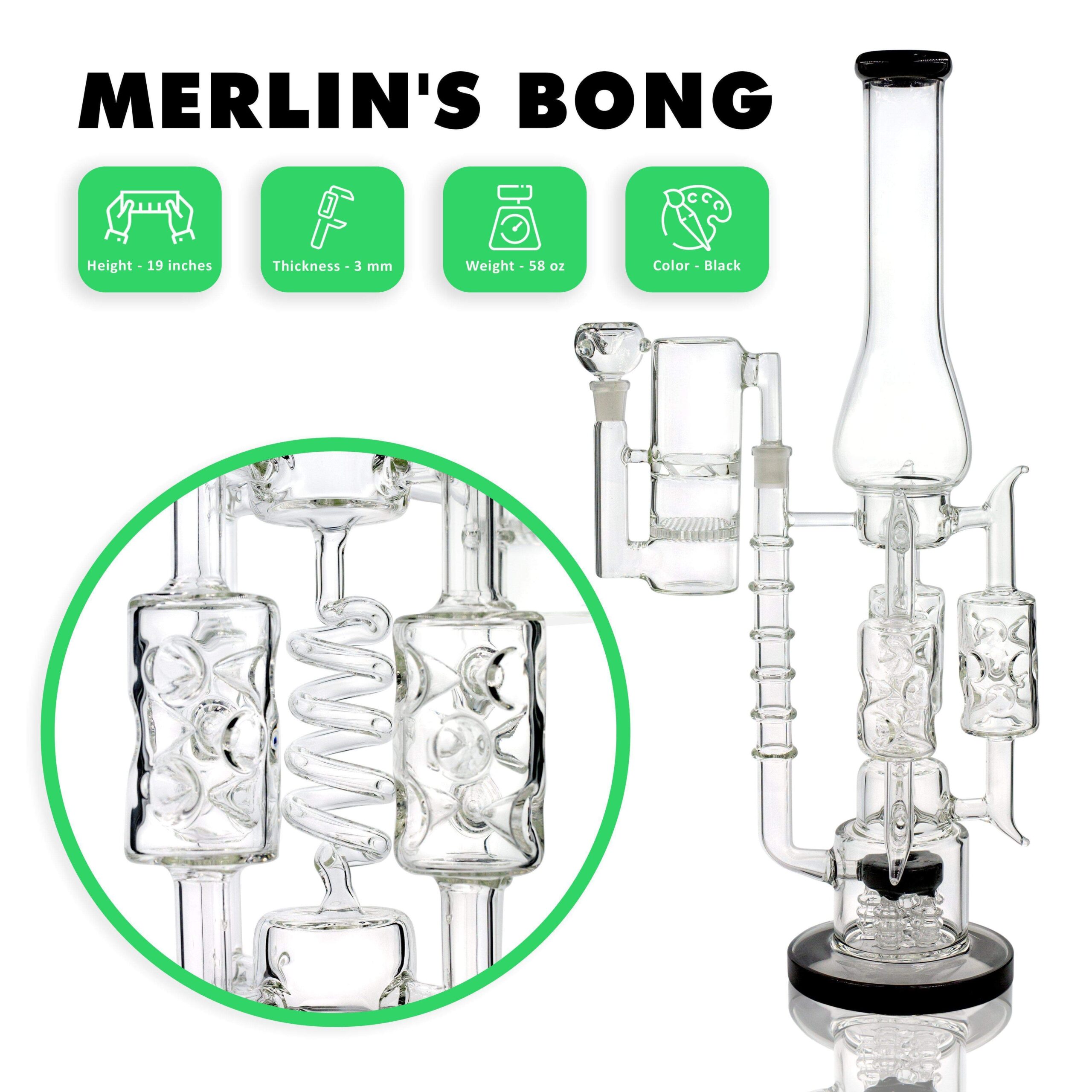 Merlins Bong - 19in